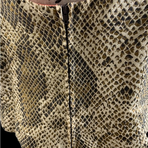 Flores & Flores snake print corset tank silk blend womens 16 - Picture 8 of 10